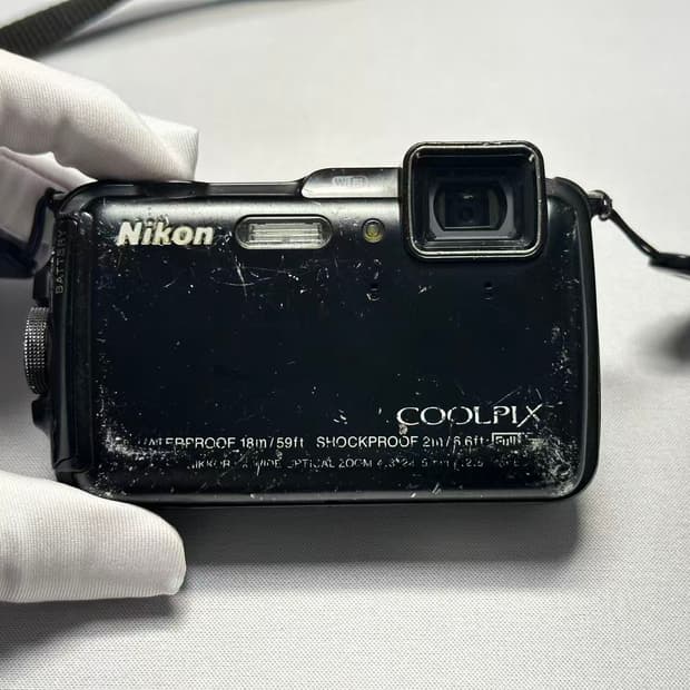 니콘 쿨픽스 aw120 aw100 블랙 디카가