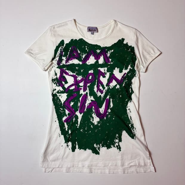 비비안웨스트우드 옴므 펑크 프린팅 반팔 티셔츠 PN8580