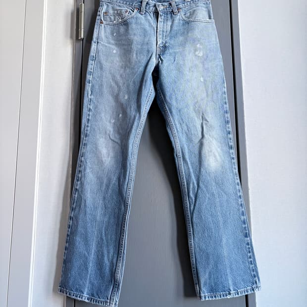 (33x32, 실측 32) 리바이스 517 USA 부츠컷 연청