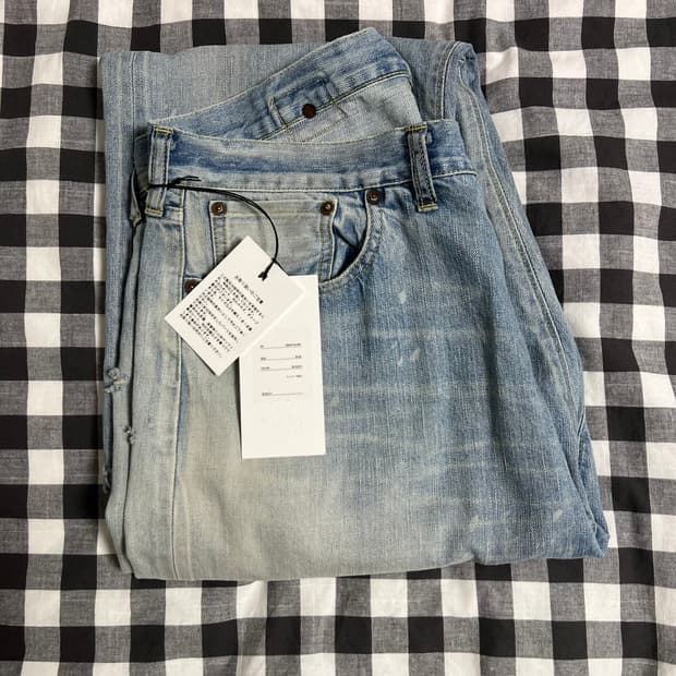아프레쎄 25ss no.37 블리치 데님 34x32