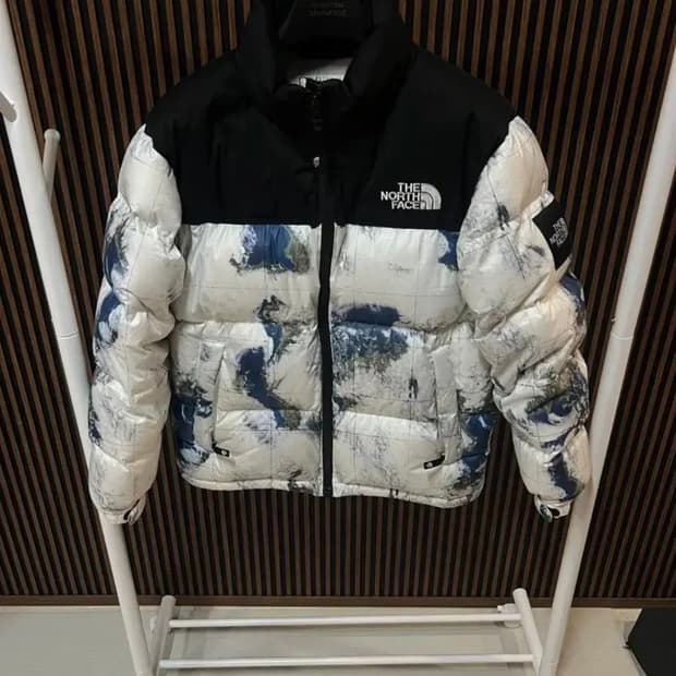 노스페이스 눕시 화이트라벨 지구 xl