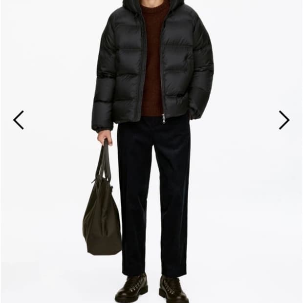 (정가 40만) 아르켓 ARKET 스포티다운자켓