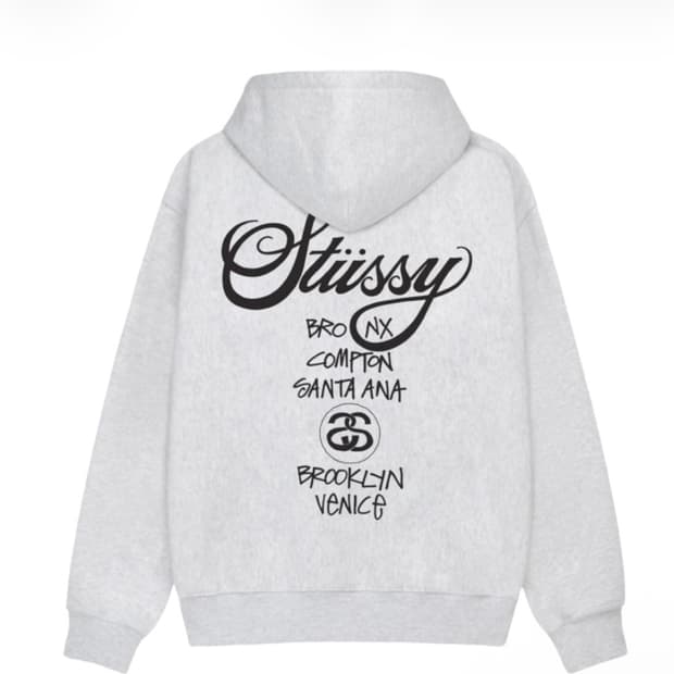 스투시 월드투어 후드티 XL
