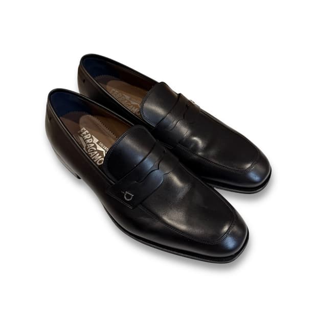 살바토레 페라가모 파로스 송아지 가죽 로퍼