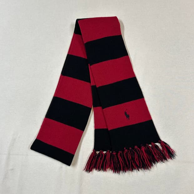 폴로 랄프로렌 울 캐시미어 머플러 목도리