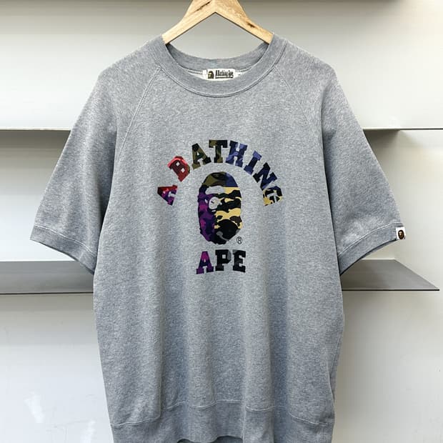 베이프 19SS 믹스 크레이지 카모 S/S 크루넥