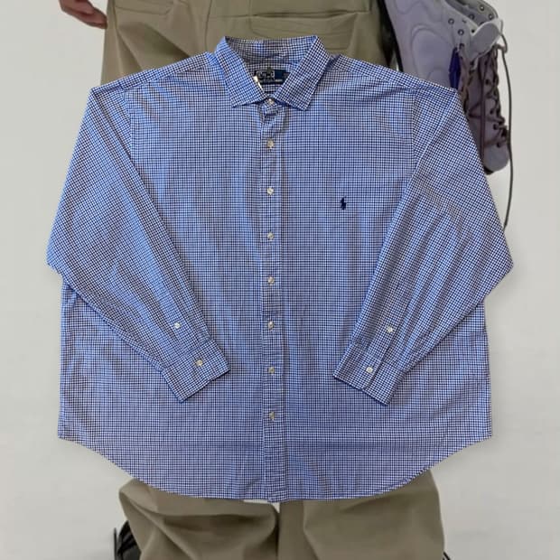 폴로랄프로렌 체크 셔츠 (Man 2XL) AA0484