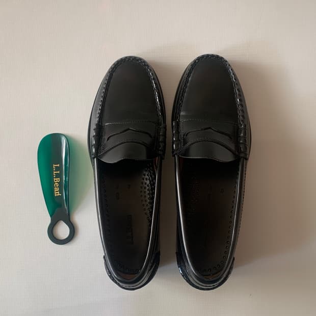 엘엘빈 L.L.Bean 블랙 소가죽 페니 로퍼 260 하루타