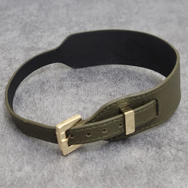 leather vintage necklace