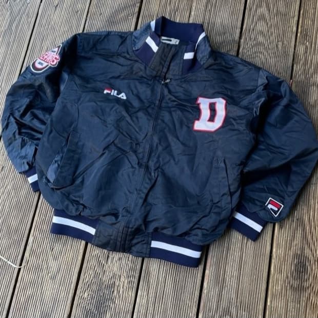 휠라 두산베어스 봄버 야구 점퍼 85~90