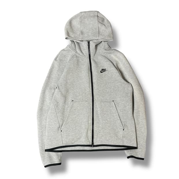 나이키 그레이 테크팩 풀집업 후드집업 M 