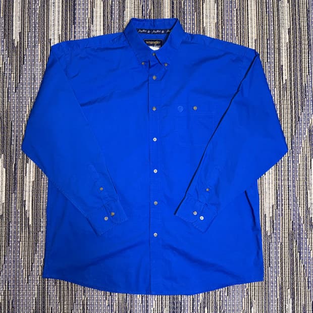 랭글러 블루 셔츠