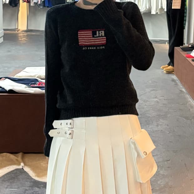 폴로 랄프로렌 진스 성조기 니트