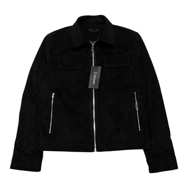 ✨ (새상품) D answer 디앤써 블랙 스웨이드 자켓