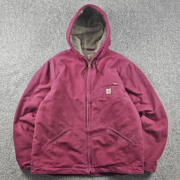 칼하트 WJ141 쉐르파 후드 시에라 워크 자켓 ( XL )/ 10648