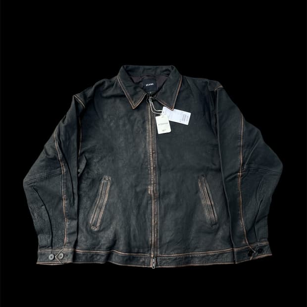 빔즈 Beams 가죽 재킷 XL 데드스탁