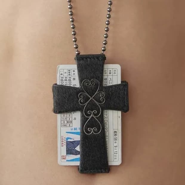 스컬프터 카드지갑 블랙 가방 새상품