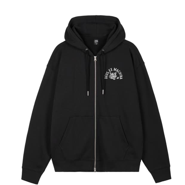S M L XL 데우스 성수 한정 익스클루시브 후드집업 블랙 판매