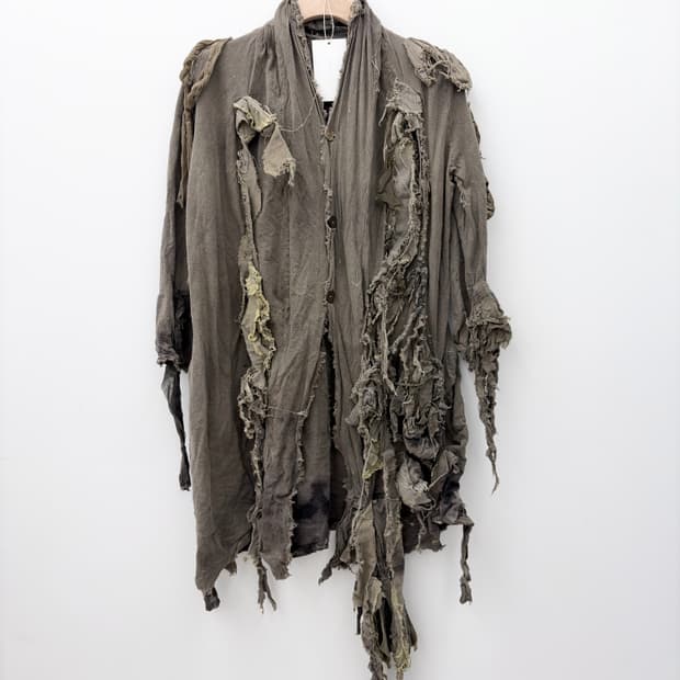 [SAMPLE] MULTI TEXTILE DRAPED OVER JACKE