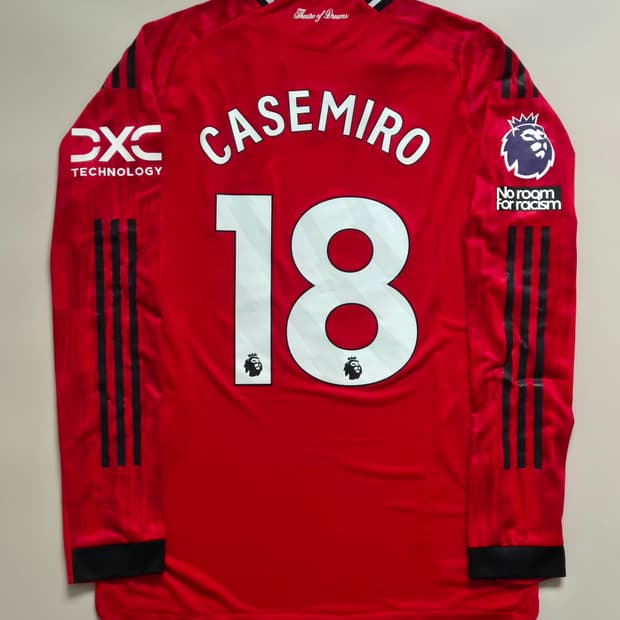 25-26  맨유 홈 카세미루 긴팔 유니폼 XL