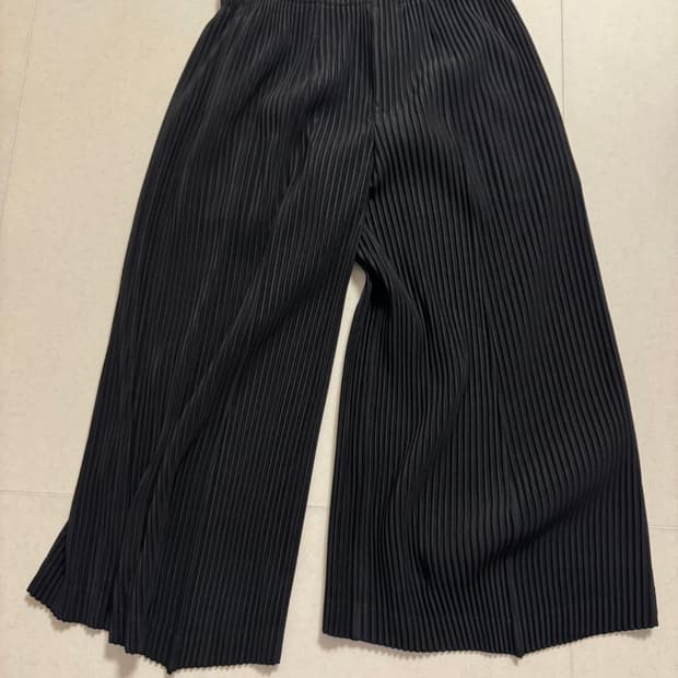 옴므플리세) 뒷절개 바지 hp48-jf129