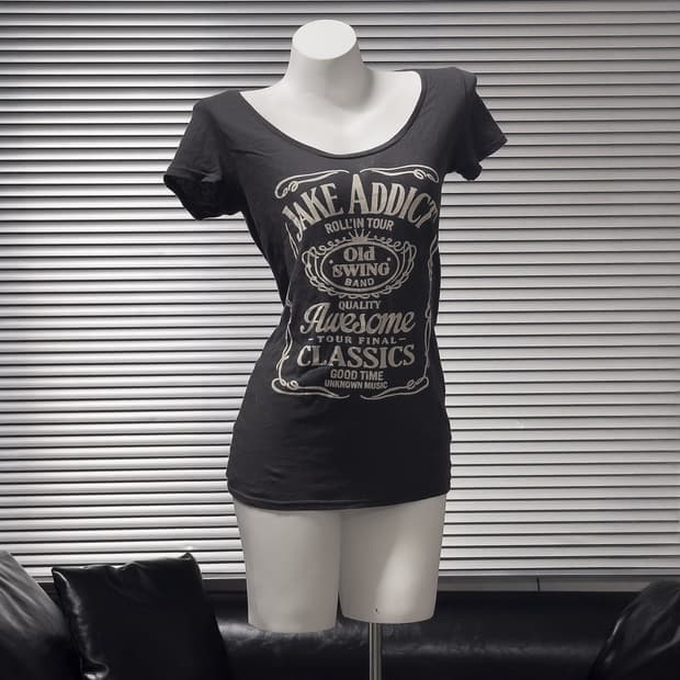{Moussy} Lettering Off-Shoulder Tee 