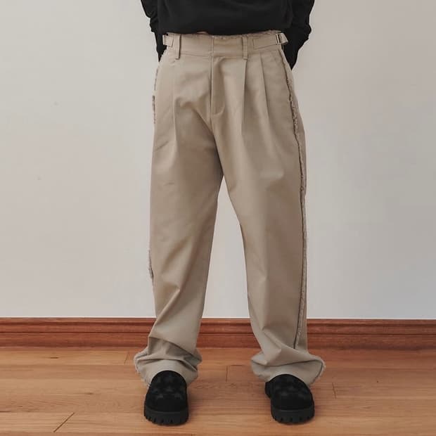 플리즈프로젝트 베이지 팬츠 사이즈 2