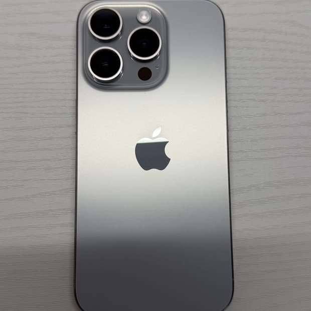 아이폰 15프로 256gb 내추럴 티타늄