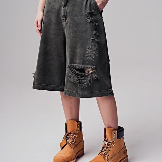 젠더스트Camouflage Vintage Shorts BLACK CAMO