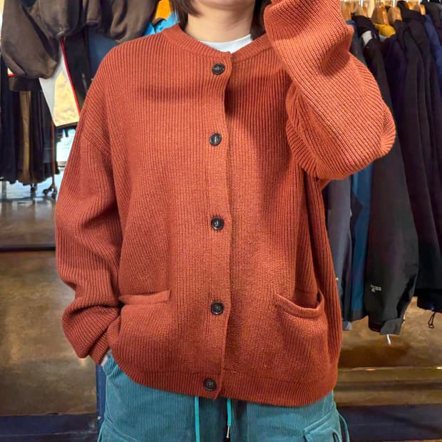 에스피오나지 딥오렌지 가디건