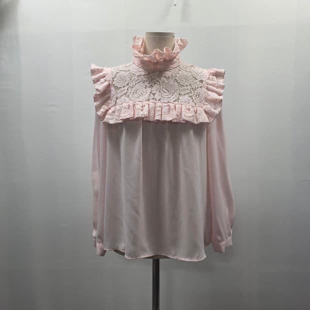 0216 클로디 피에로(Claudie Pierlot) 레이스 프릴 하이넥
