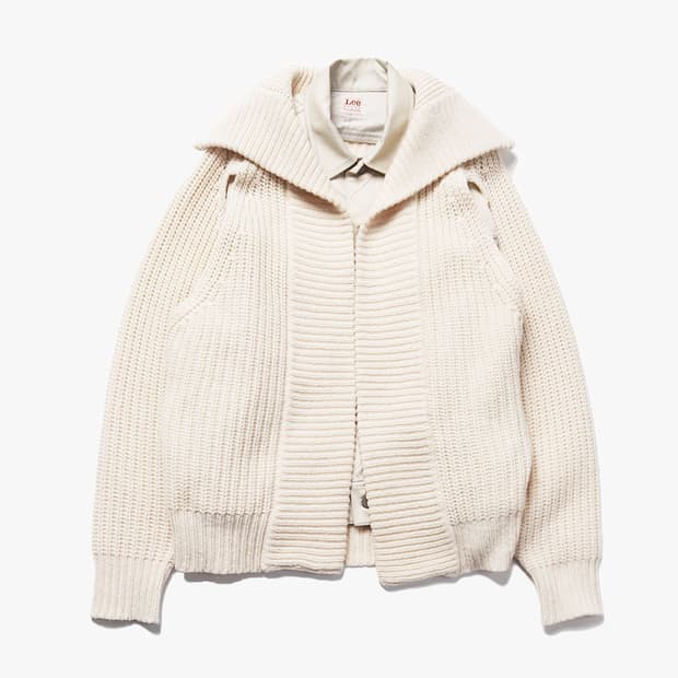 TOGA PULLA X LEE - LAYERED KNIT JACKET