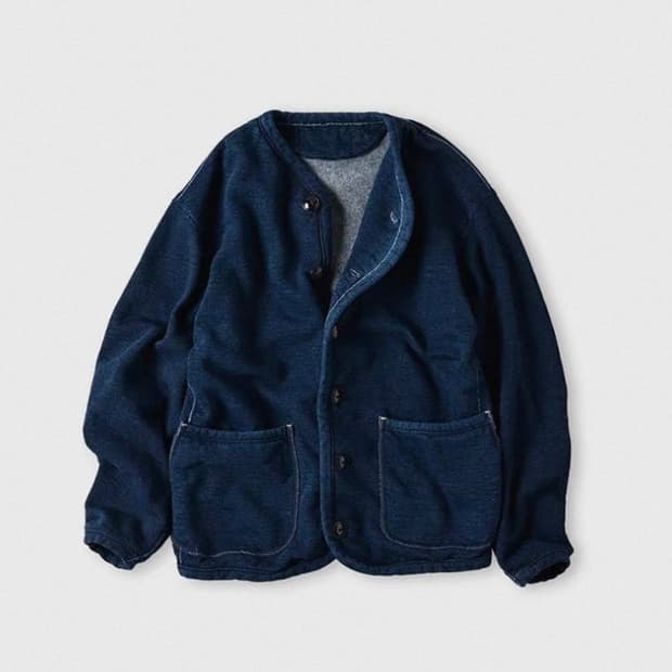 45R 인디고 가디건