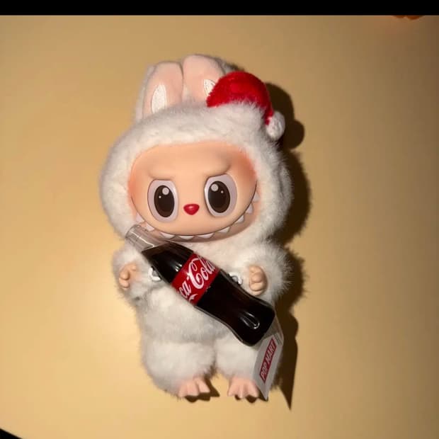 팝마트 라부부 코카콜라 시리즈 깜짝 흔들기 키링