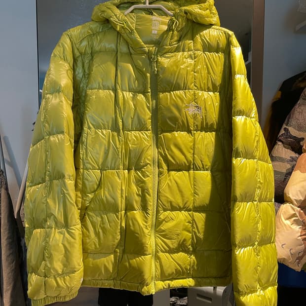 스투시 미드웨이트 후드패딩