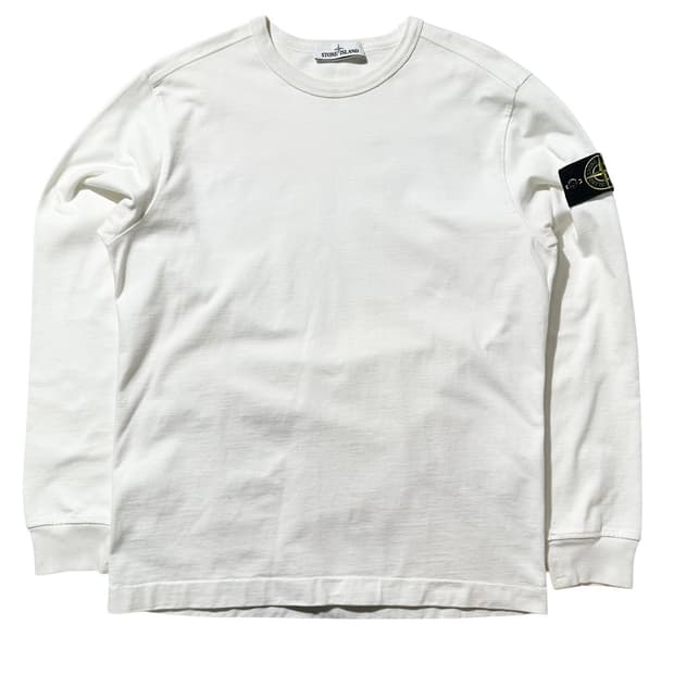 (매장판) 스톤아일랜드 사이드 와펜 롱슬리브 티셔츠