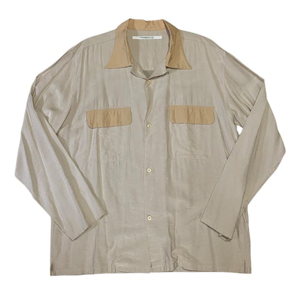 TRISECT2 cuban collar shirt