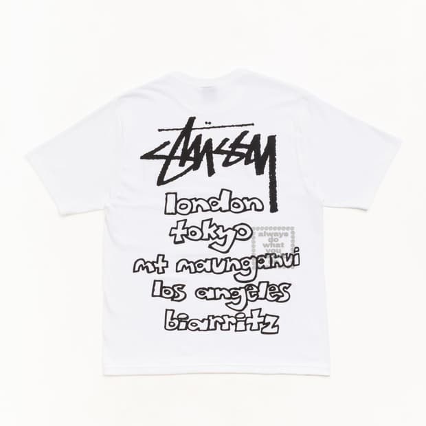 Stussy & Always World Tour T Shirt