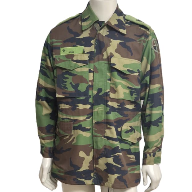 육군 구형 제1야전군 원사 후기형 야전상의 전투복 상의 자켓 (L)