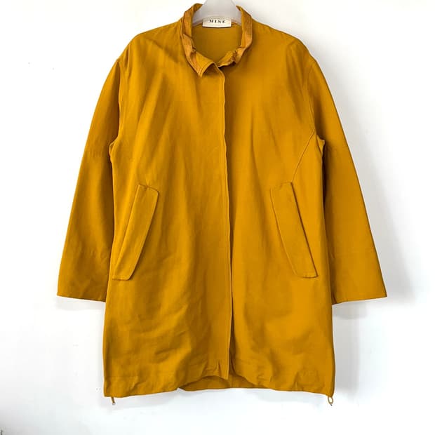 마인 레터링 포인트 간절기 자켓