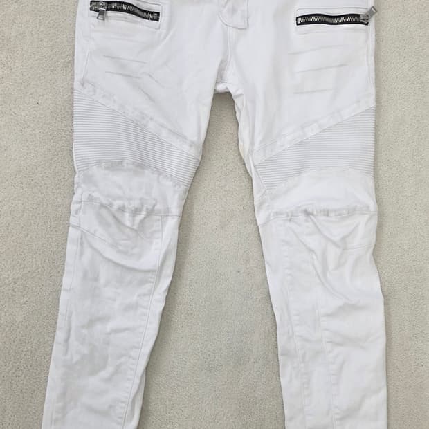 [정품] 발망 더티워싱 슬림 바이커진.  
싸이즈 35