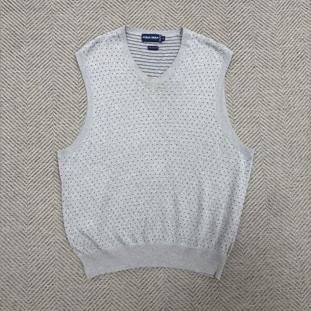 폴로 랄프로렌 골프 도트 베스트 v2093