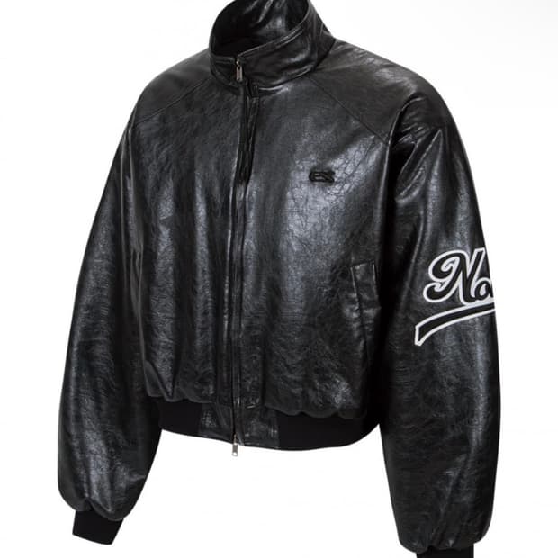 ESC studio 'Notold" 레더 블루종 블랙