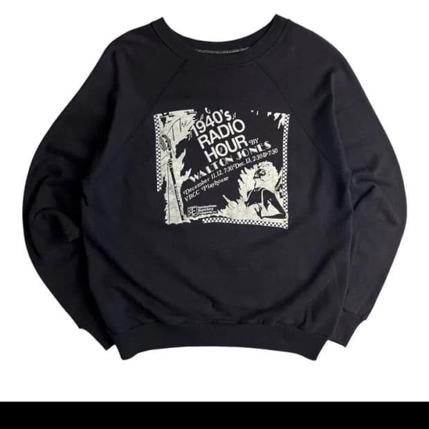 80s 펑크 프린팅 레글런 맨투맨