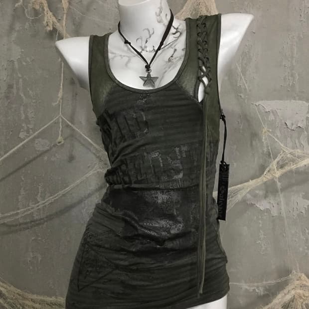Salvage Rope Detail Sleeveless
