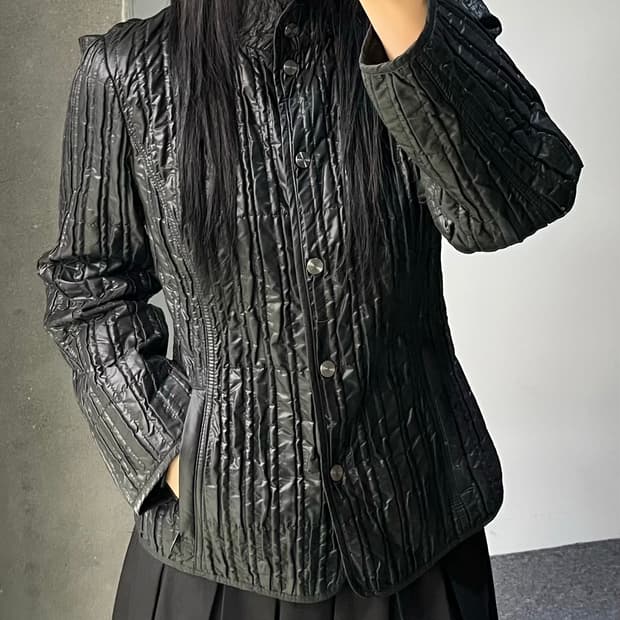 Fuchs Schmitt 블랙 퀼티드 자켓