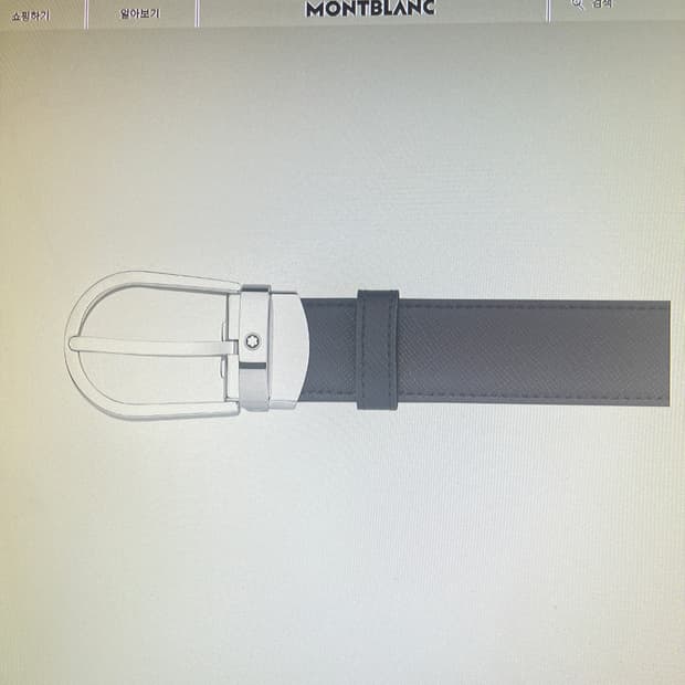 몽블랑 벨트 113834 새상품