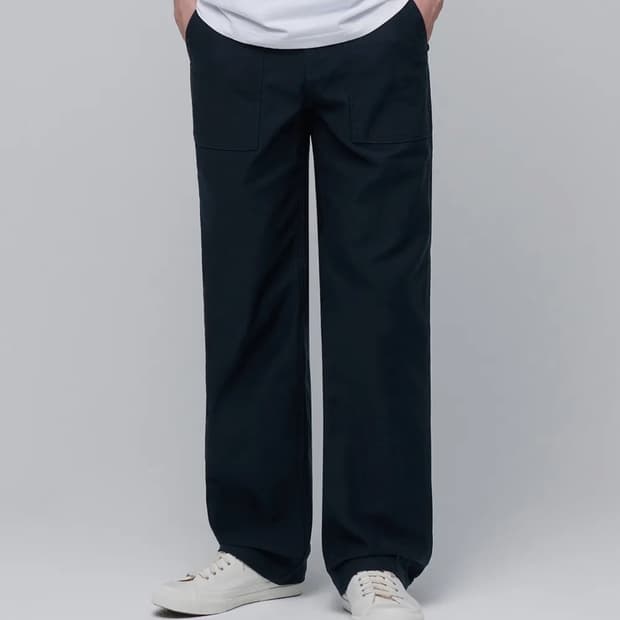 무탠다드 퍼티그 펜츠 네이비