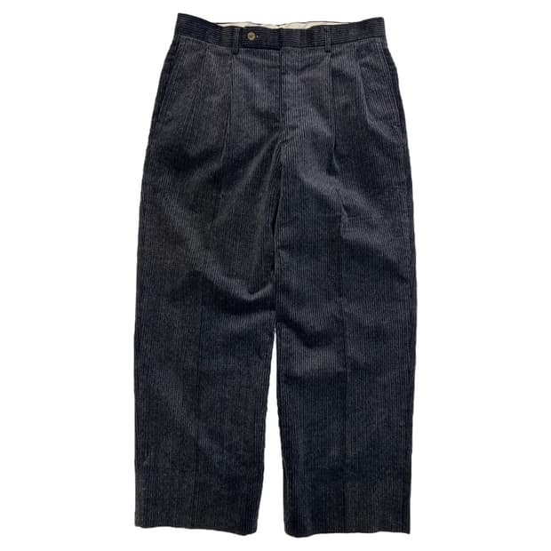 버버리 런던 헤링본 코듀로이 트라우저 