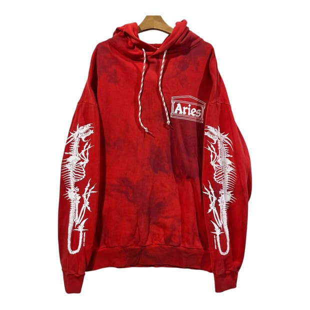 [ARIES] 에리즈 드래곤 그래픽 프린팅 후드